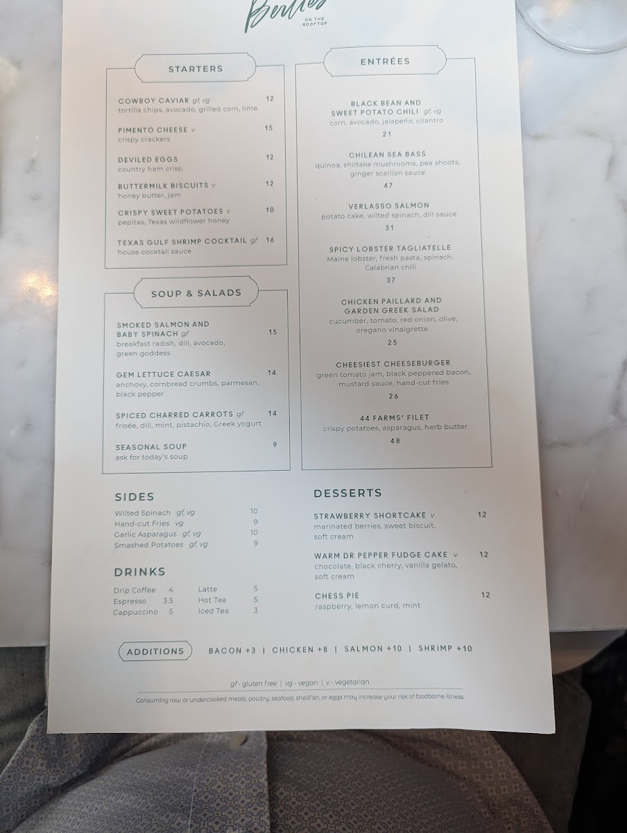 Menu Bertie’S On The Rooftop-1